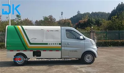 2,7 ton självdumpande elektrisk sopbil